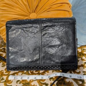 Black Leather Men's Bag